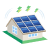 ic ne panneaux solaires sur toit stylis plat 1 1